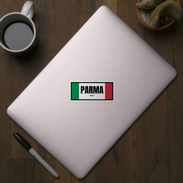 Parma City in Italian Flag Colors by aybe7elf